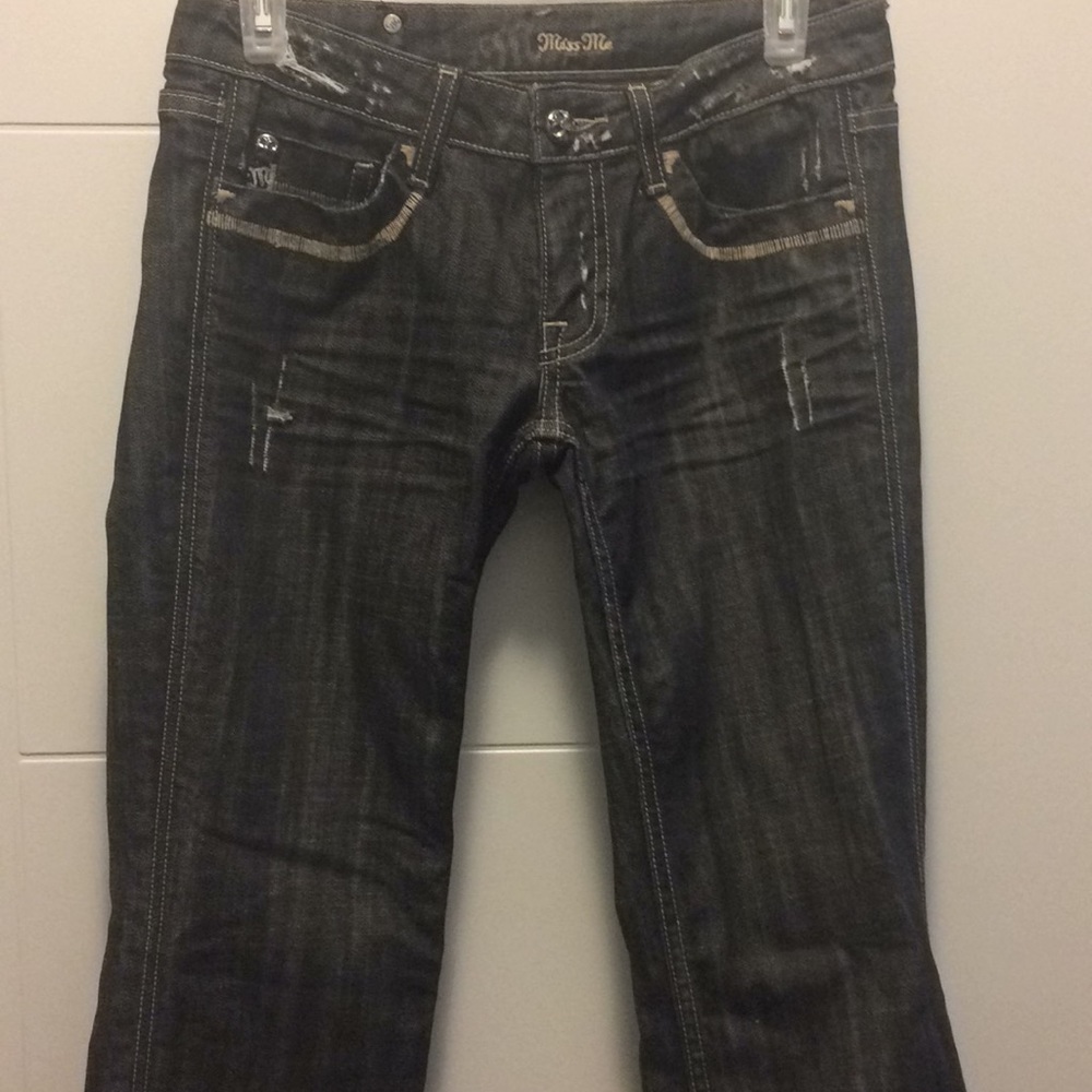 Miss me black jeans size 27